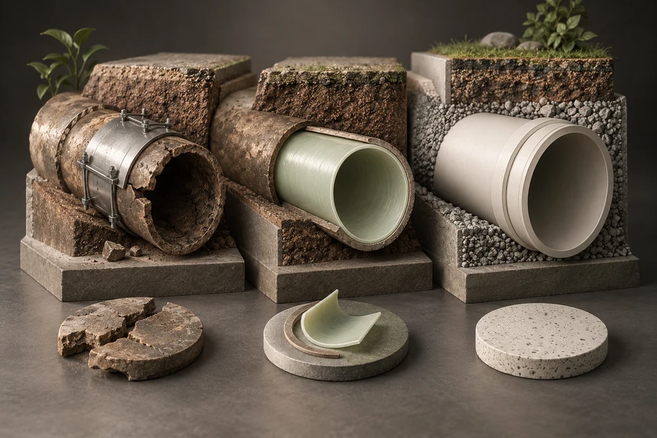 Conceptual illustration of local repair · full liner · new alignment